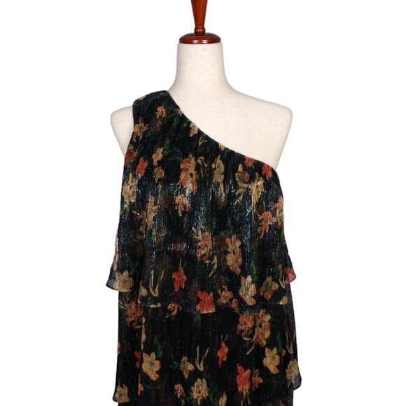 House of Harlow 1960 x Revolve Collins Dress in Noir Floral Multi. XS #990 - Picture 10 of 13